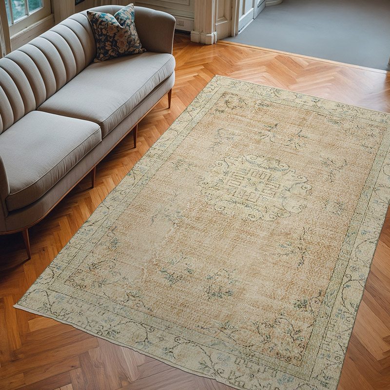 El Dokuma Vintage Hali - 183 cm x 272 cm - K0075942