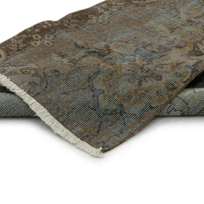 Boyalı El Dokuma Vintage Halı - 91 cm x 142 cm - K0075943