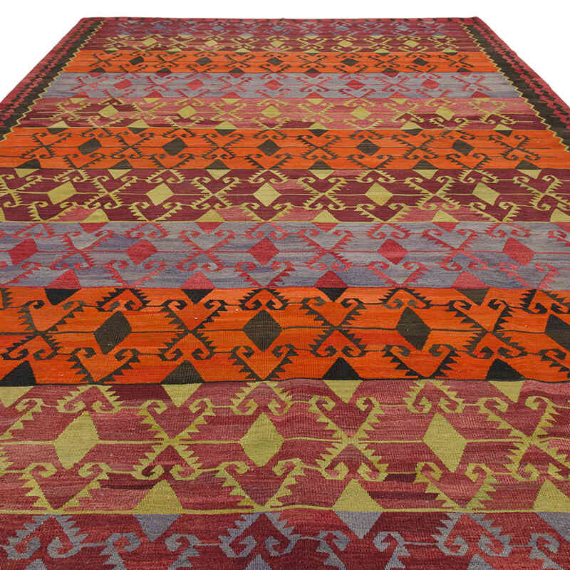 Vintage Konya Kilim Rug - 7' 9" x 14' 6" (93" x 174") - K0076098