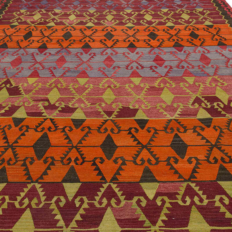 Vintage Konya Kilim Rug - 7' 9" x 14' 6" (93" x 174") - K0076098