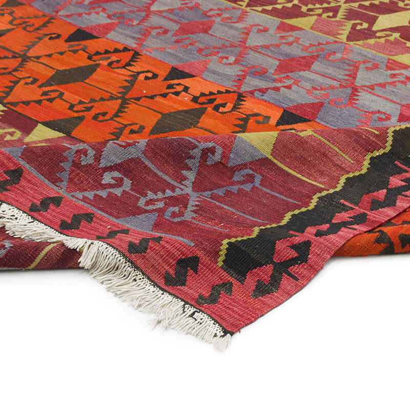 Vintage Konya Kilim Rug - 7' 9" x 14' 6" (93" x 174") - K0076098