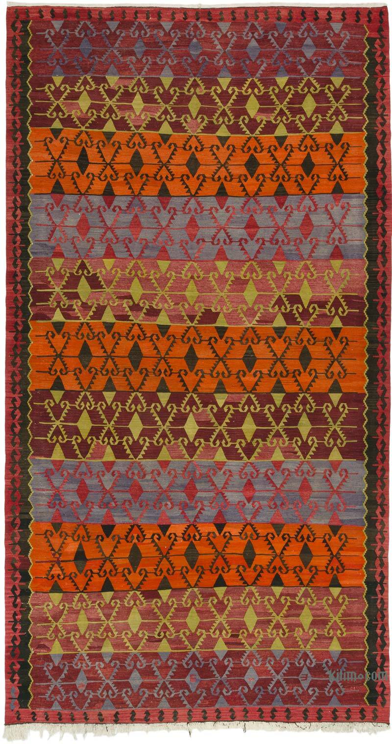 Vintage Konya Kilim Rug - 7' 9" x 14' 6" (93" x 174") - K0076098