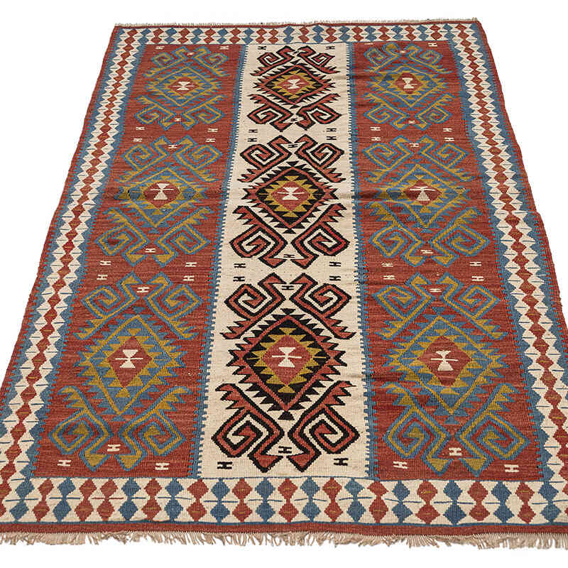 Alfombra Vintage Van Kilim - 100 cm x 184 cm - K0076125