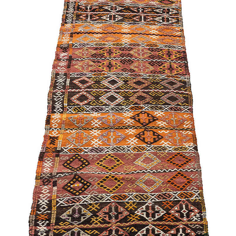 Vintage Malatya Kilim Runner - 2' 2" x 11' 1" (26" x 133") - K0076128