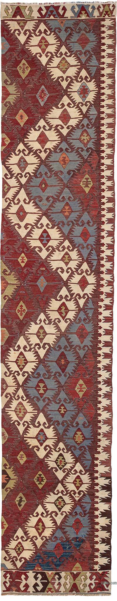 Corredor Vintage Konya Kilim - 76 cm x 395 cm