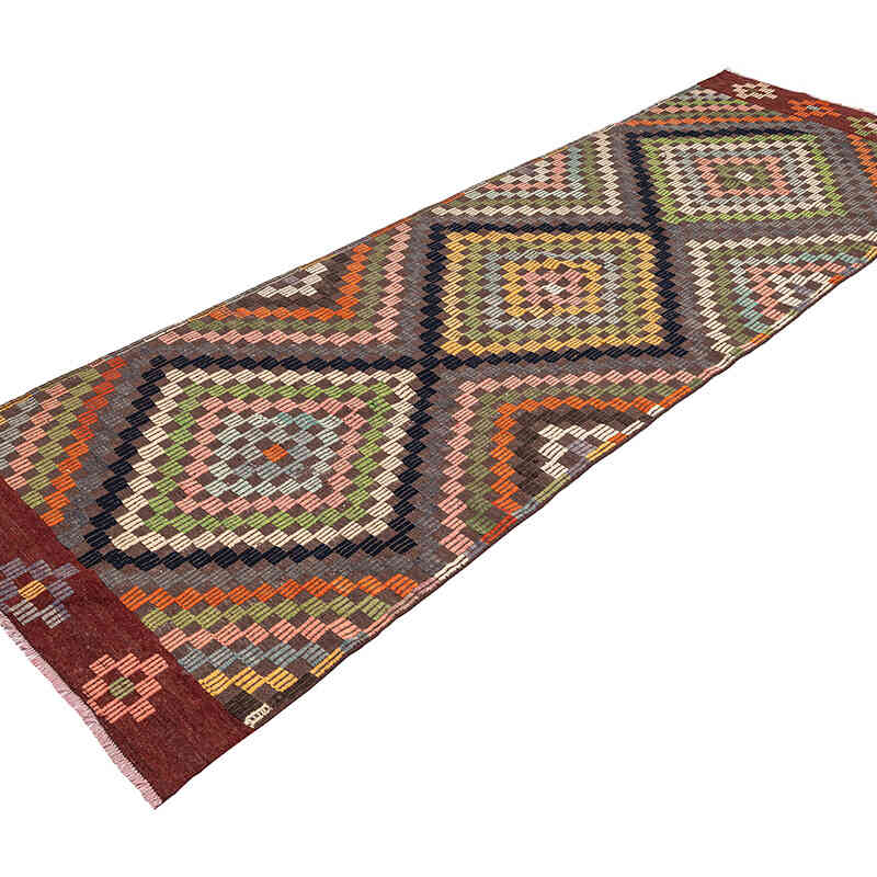 Vintage Anatolian Jijim Runner - 3' 1" x 9' 4" (37" x 112") - K0076138