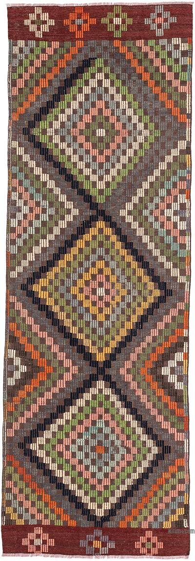 Vintage Anatolian Jijim Runner - 3' 1" x 9' 4" (37" x 112")