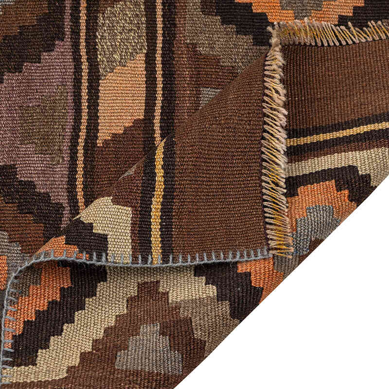 Vintage Kars Kilim Runner - 2' 5" x 9' 3" (29" x 111") - K0076157