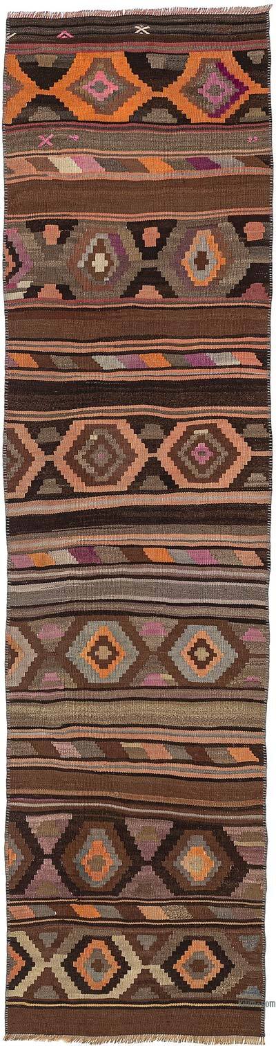 Vintage Kars Kilim Yolluk - 74 cm x 282 cm