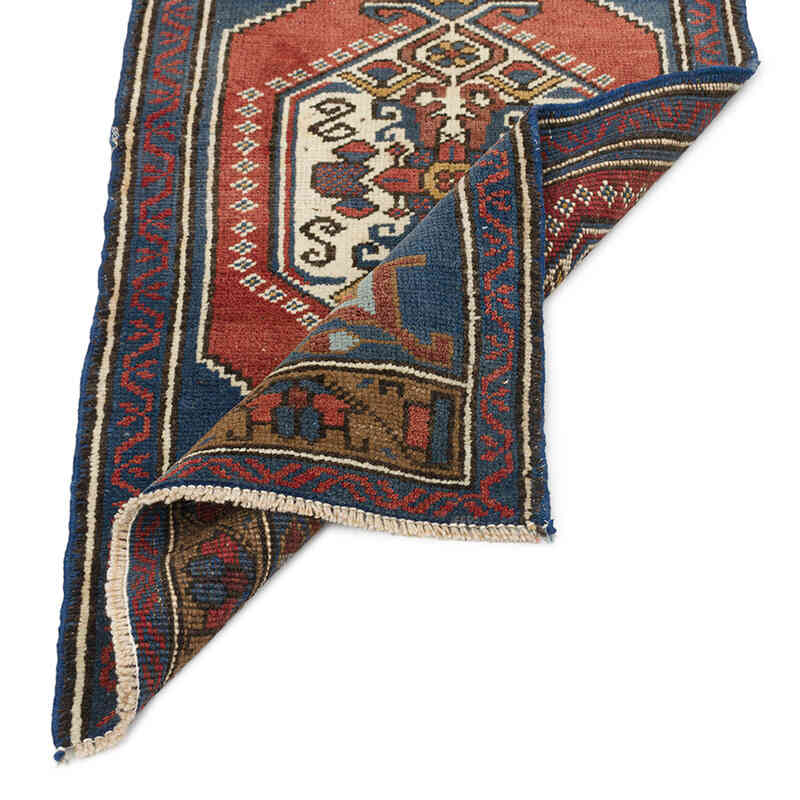 Vintage Turkish Hand-Knotted Rug - 1' 10" x 3' 3" (22" x 39") - K0076161