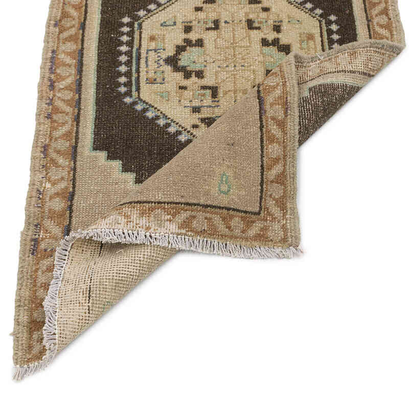 Alfombra Vintage Turca Anudada a Mano - 54 cm x 93 cm - K0076168
