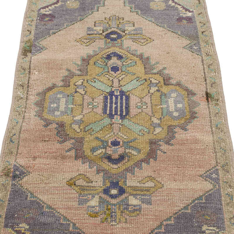Alfombra Vintage Turca Anudada a Mano - 50 cm x 107 cm - K0076170
