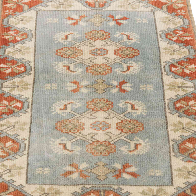 Vintage Turkish Hand-Knotted Rug - 1' 10" x 2' 4" (22" x 28") - K0076180