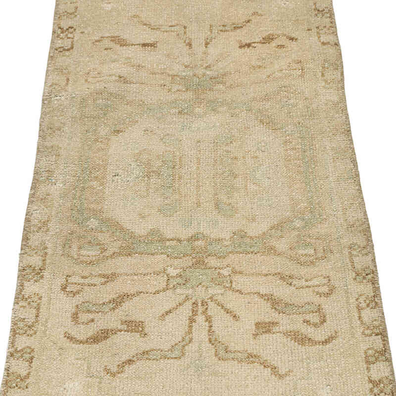 El Dokuma Vintage Halı - 43 cm x 88 cm - K0076181