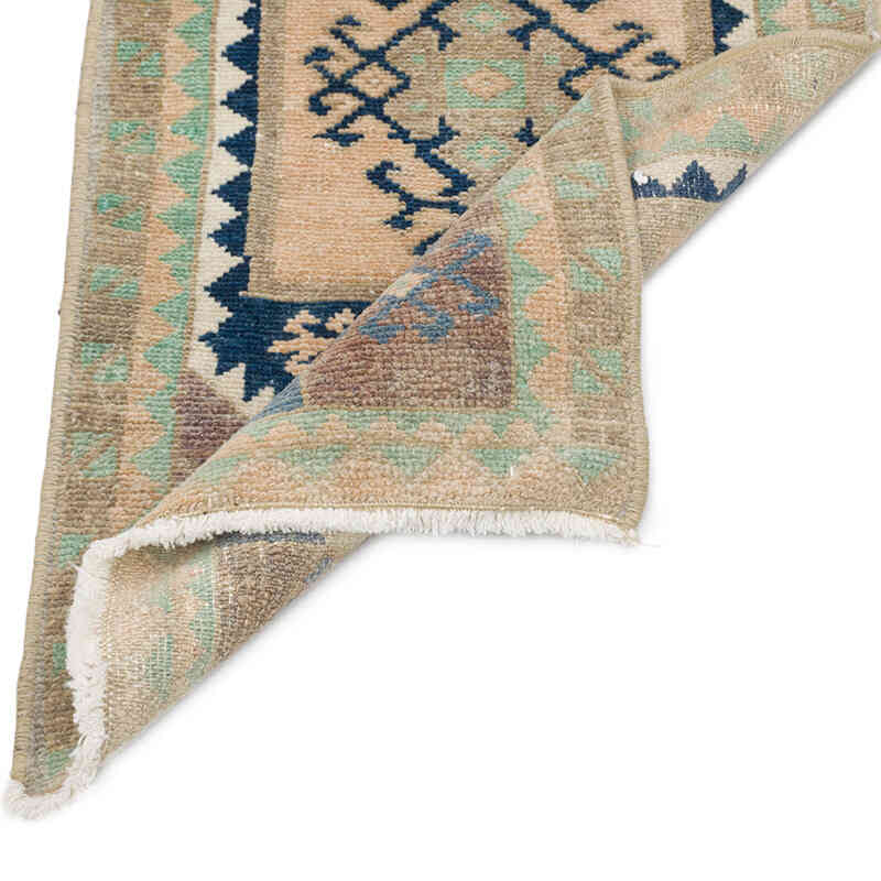El Dokuma Vintage Halı - 43 cm x 82 cm - K0076187
