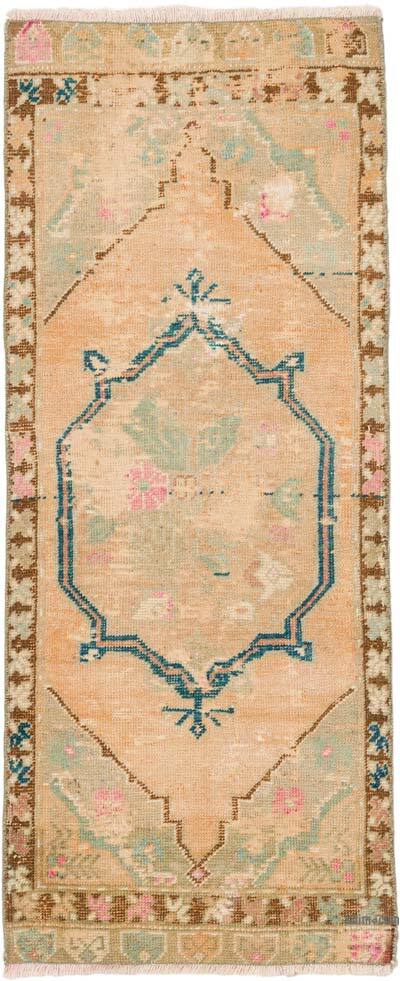 El Dokuma Vintage Halı - 50 cm x 121 cm