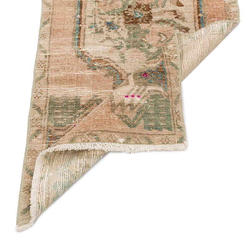 Alfombra Vintage Turca Anudada a Mano - 49 cm x 104 cm - K0076195