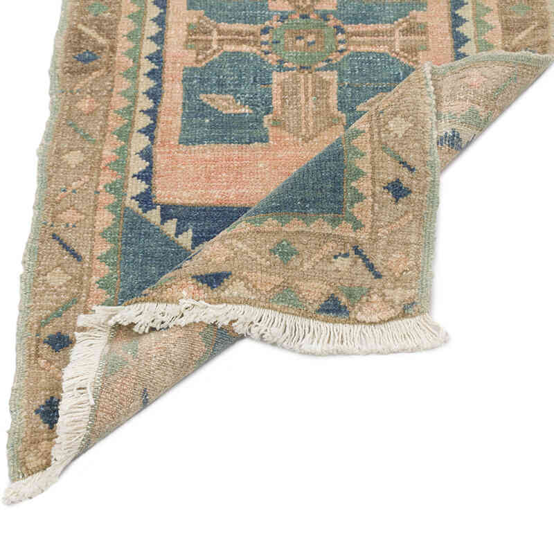 El Dokuma Vintage Halı - 50 cm x 95 cm - K0076199