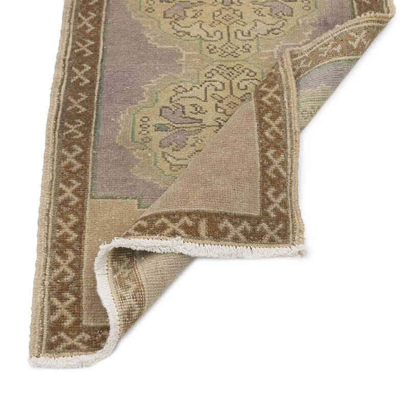 Alfombra Vintage Turca Anudada a Mano - 51 cm x 95 cm - K0076202