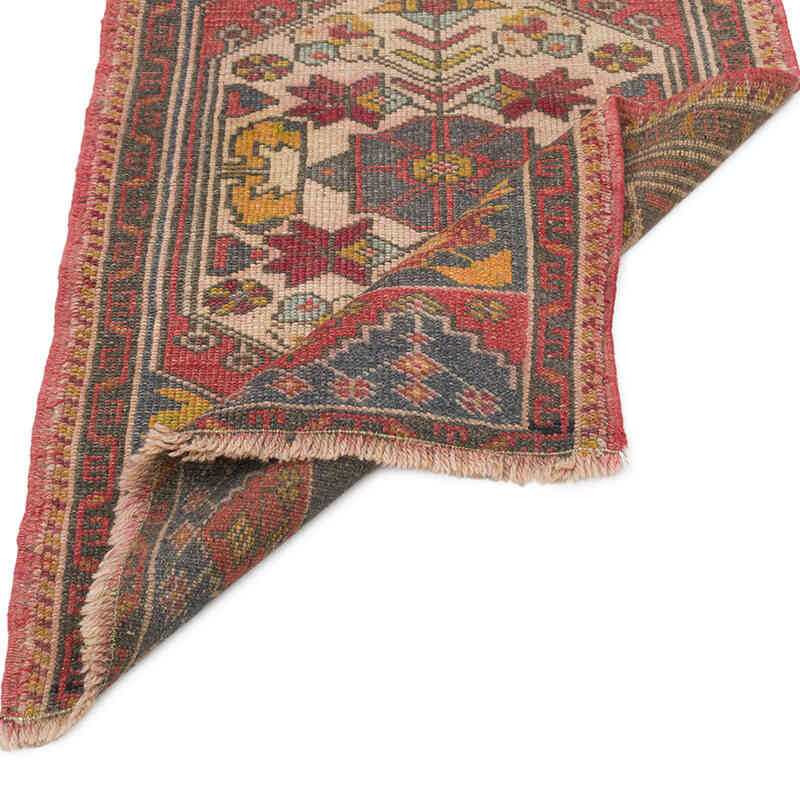 El Dokuma Vintage Halı - 68 cm x 107 cm - K0076213