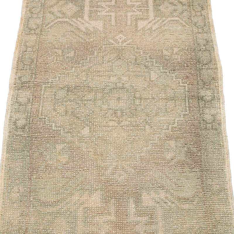 Vintage Turkish Hand-Knotted Rug - 1' 6" x 3' 1" (18" x 37") - K0076221