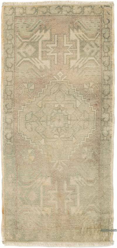 El Dokuma Vintage Halı - 45 cm x 94 cm