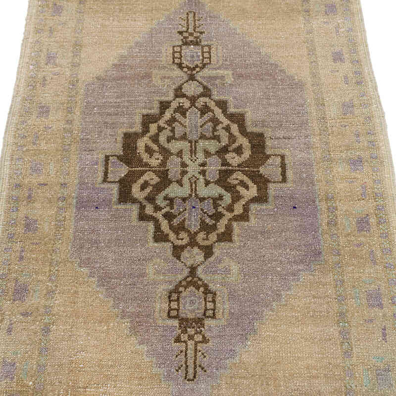 Vintage Turkish Hand-Knotted Rug - 1' 9" x 3' 5" (21" x 41") - K0076222