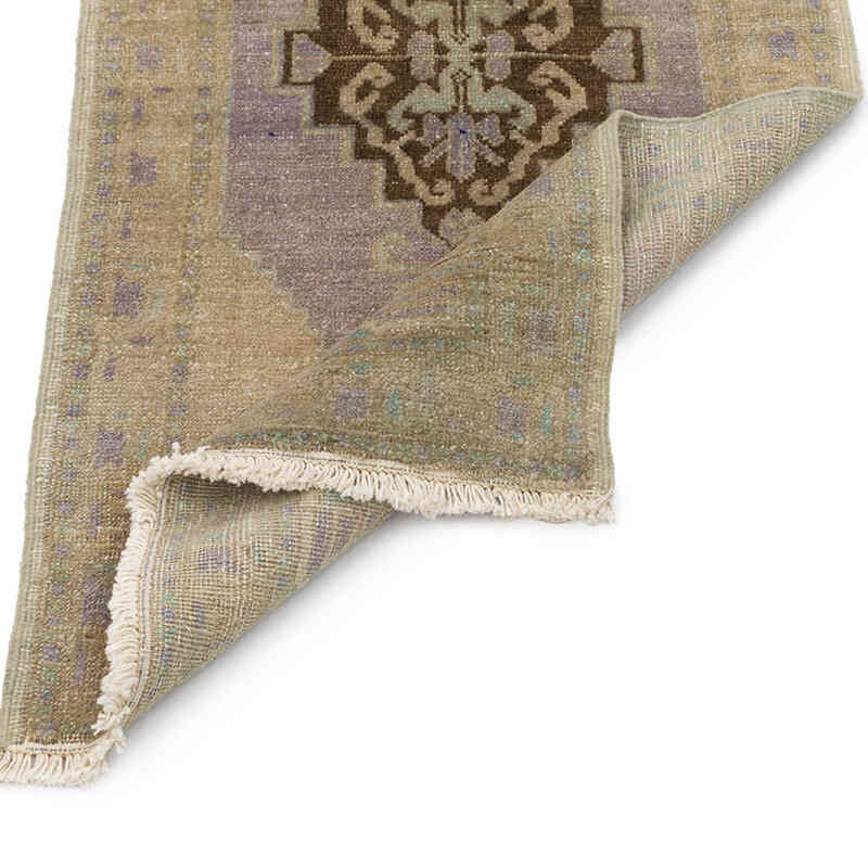 Vintage Turkish Hand-Knotted Rug - 1' 9" x 3' 5" (21" x 41") - K0076222