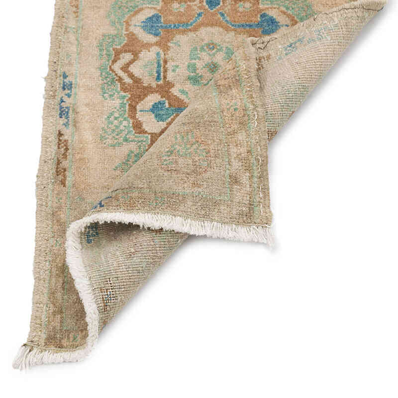 El Dokuma Vintage Halı - 45 cm x 78 cm - K0076226