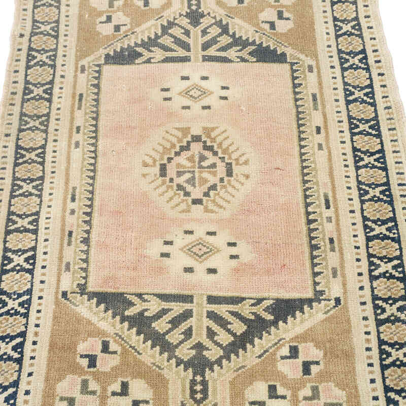 Vintage Turkish Hand-Knotted Rug - 1' 10" x 3' 5" (22" x 41") - K0076232