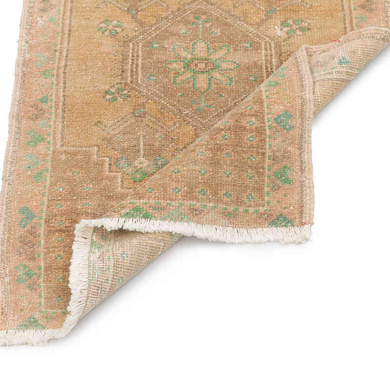 El Dokuma Vintage Halı - 52 cm x 86 cm - K0076234