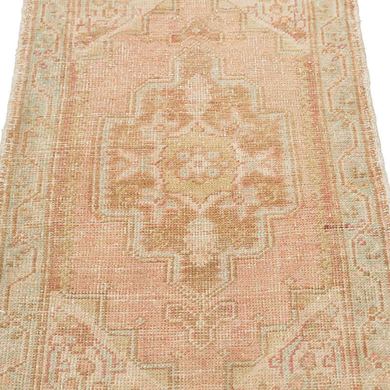 El Dokuma Vintage Halı - 50 cm x 90 cm - K0076235