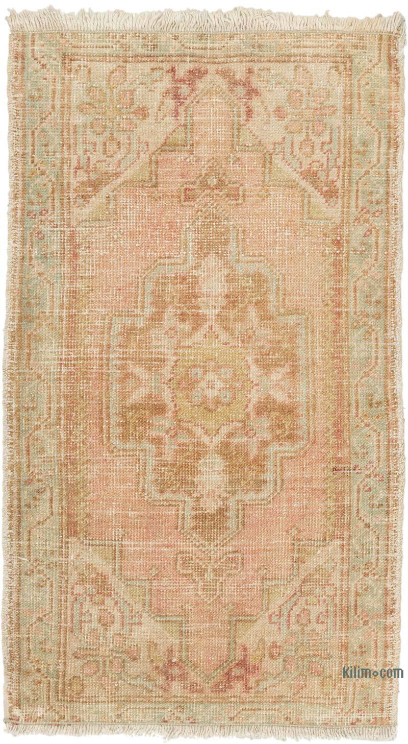 El Dokuma Vintage Halı - 50 cm x 90 cm - K0076235