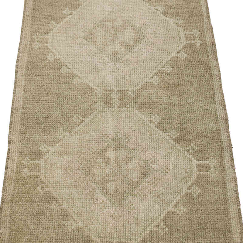 El Dokuma Vintage Halı - 46 cm x 86 cm - K0076239