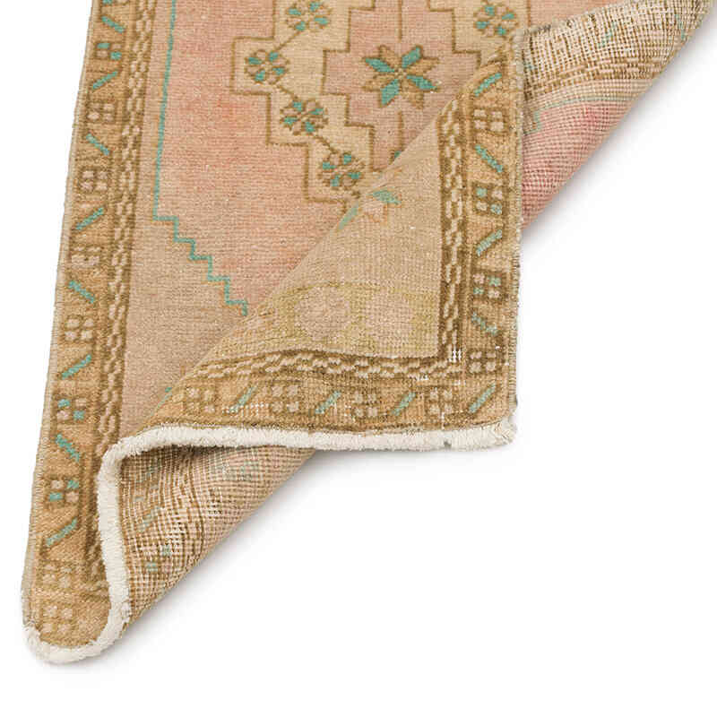 Alfombra Vintage Turca Anudada a Mano - 52 cm x 98 cm - K0076246