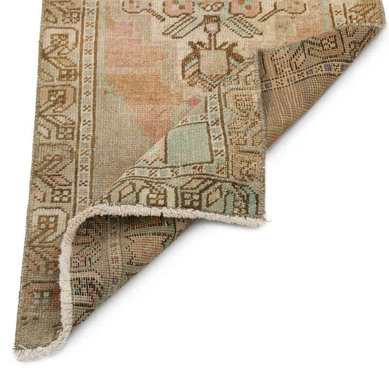 El Dokuma Vintage Halı - 45 cm x 99 cm - K0076250
