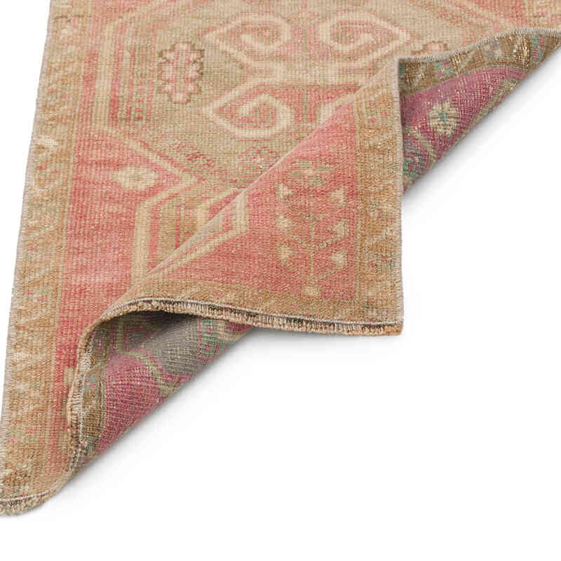 Alfombra Vintage Turca Anudada a Mano - 47 cm x 85 cm - K0076252