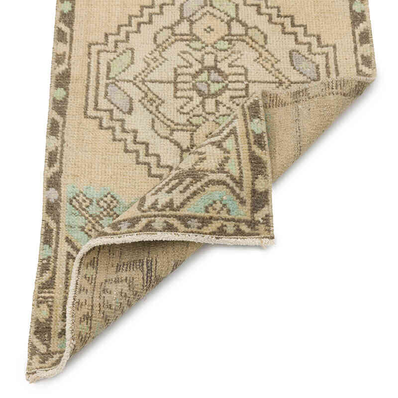 Vintage Turkish Hand-Knotted Rug - 1' 6" x 2' 11" (18" x 35") - K0076262