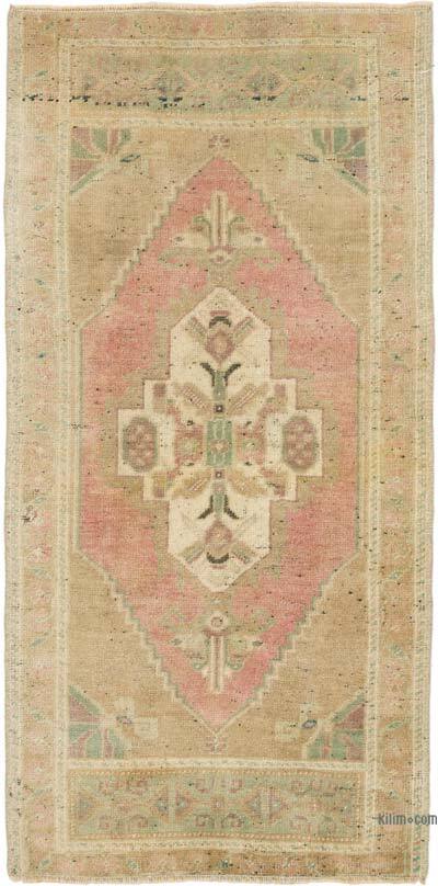 Vintage Turkish Hand-Knotted Rug - 1' 8" x 3' 4" (20" x 40")