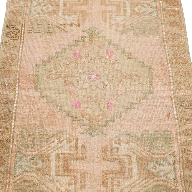 Alfombra Vintage Turca Anudada a Mano - 48 cm x 90 cm - K0076269