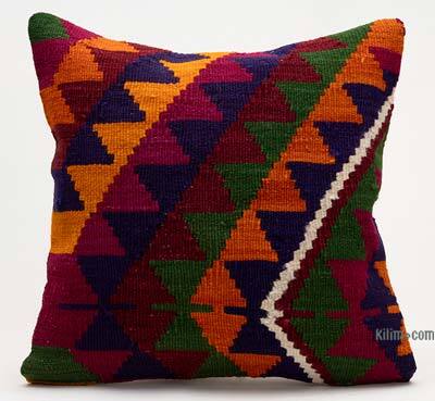 Kilim Pillow Cover - 1' 8" x 1' 8" (20" x 20")