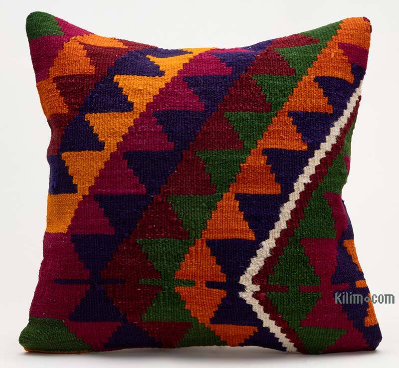 Kilim Yastık Kılıfı - 50 cm x 50 cm - K0076323