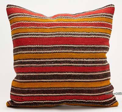 Kilim Pillow Cover - 1' 8" x 1' 8" (20" x 20")
