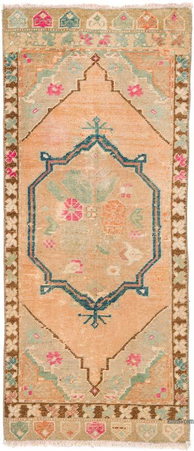 El Dokuma Vintage Halı - 50 cm x 119 cm