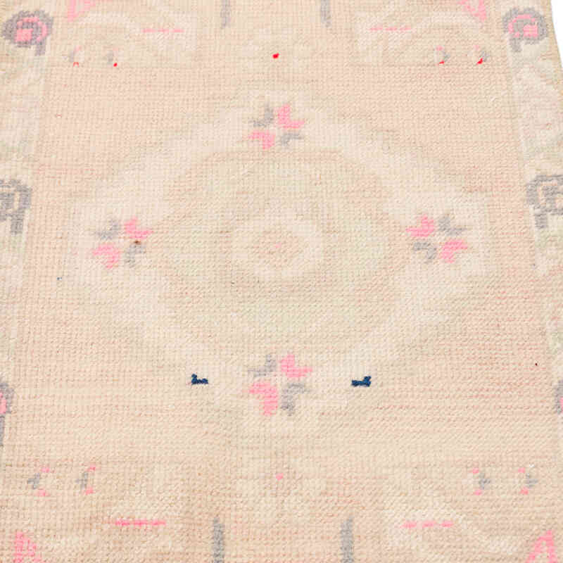 Alfombra Vintage Turca Anudada a Mano - 48 cm x 97 cm - K0076376