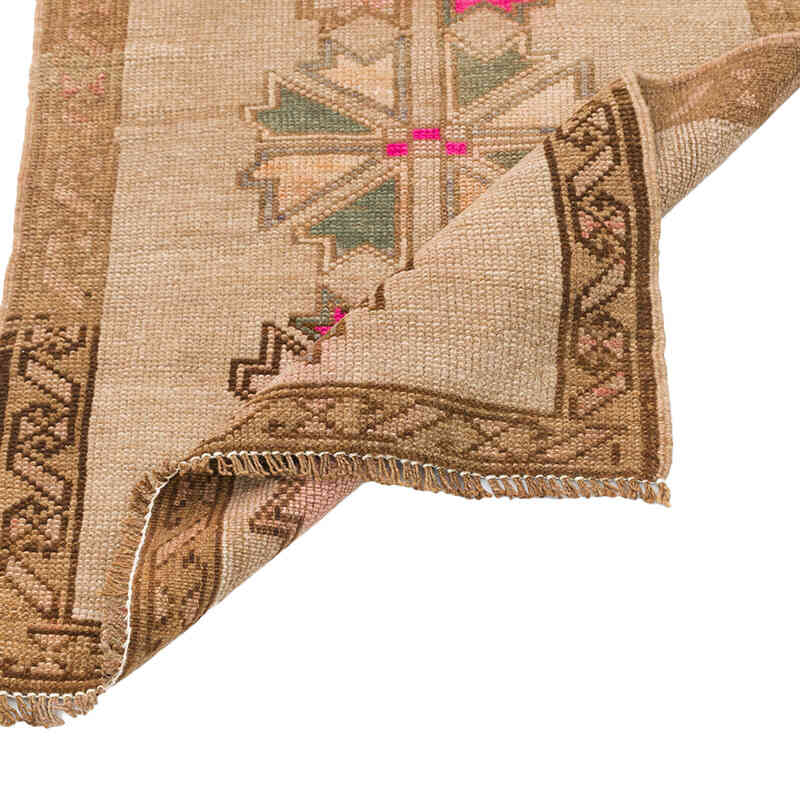 Alfombra Vintage Turca Anudada a Mano - 56 cm x 75 cm - K0076378