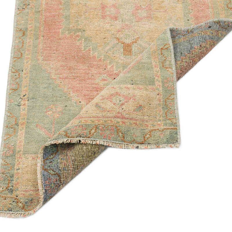 Vintage Turkish Hand-Knotted Rug - 1' 7" x 3' 2" (19" x 38") - K0076383