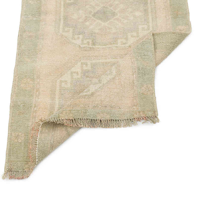 El Dokuma Vintage Halı - 48 cm x 97 cm - K0076393