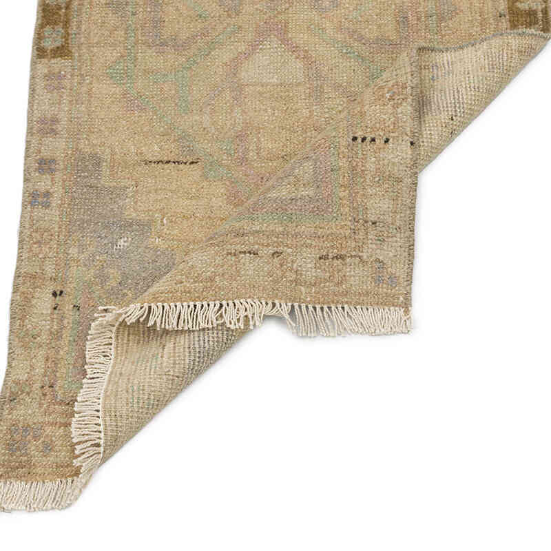El Dokuma Vintage Halı - 53 cm x 99 cm - K0076400