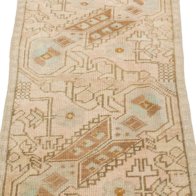 Alfombra Vintage Turca Anudada a Mano - 44 cm x 90 cm - K0076402